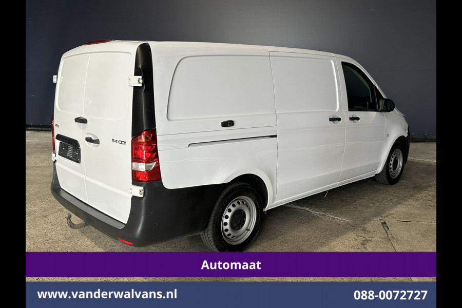 Mercedes-Benz Vito 114 CDI 136pk 9G-Tronic Automaat L2H1 Inrichting Euro6 Airco | Camera | Navigatie | Apple Carplay Android Auto, Cruisecontrol, Trekhaak, Parkeersensoren, Bijrijdersbank