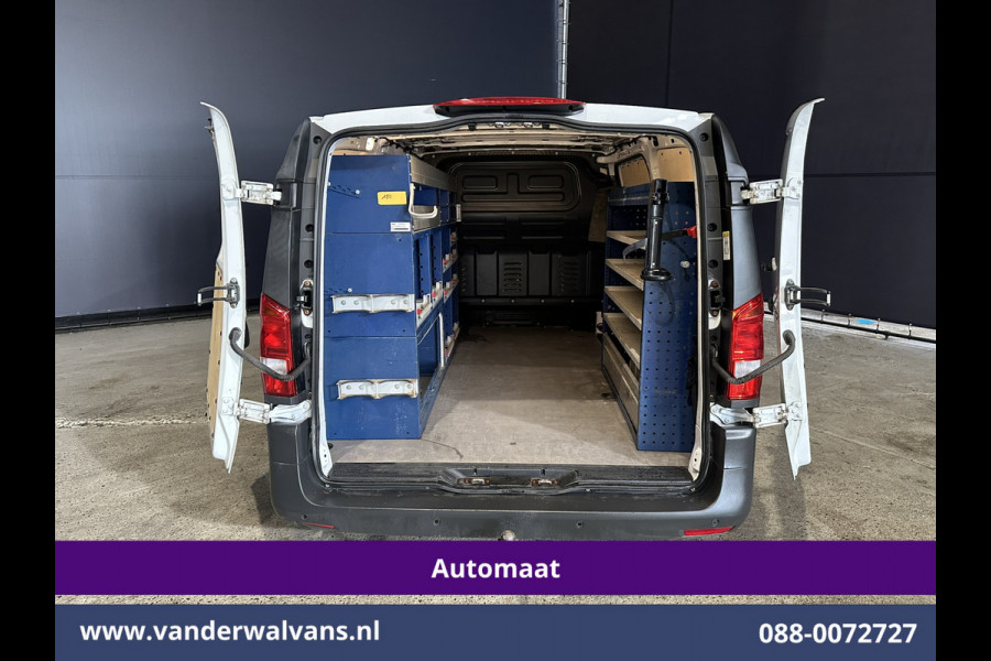 Mercedes-Benz Vito 114 CDI 136pk 9G-Tronic Automaat L2H1 Inrichting Euro6 Airco | Camera | Navigatie | Apple Carplay Android Auto, Cruisecontrol, Trekhaak, Parkeersensoren, Bijrijdersbank