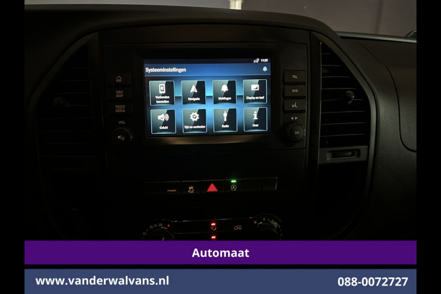 Mercedes-Benz Vito 114 CDI 136pk 9G-Tronic Automaat L2H1 Inrichting Euro6 Airco | Camera | Navigatie | Apple Carplay Android Auto, Cruisecontrol, Trekhaak, Parkeersensoren, Bijrijdersbank