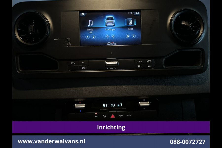 Mercedes-Benz Sprinter 316 CDI 164pk 3500kg Trekhaak L2H2 Inrichting Euro6 Airco | Omvormer | Camera | Apple Carplay Android Auto, Cruisecontrol, Parkeersensoren