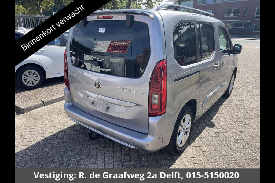 Toyota PROACE CITY Verso 1.2 Turbo Dynamic | Trekhaak | Parkeersensoren | Navigatie | Dode hoek detectie | Stoelverwarming