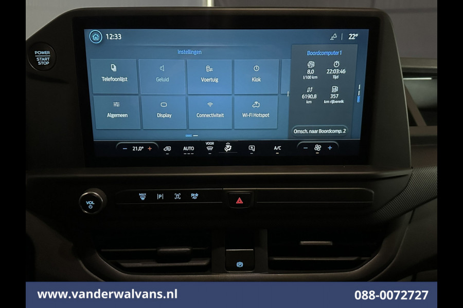 Ford Transit Custom 2.0 TDCI 136pk L2H1 Euro6 Airco | Camera | LED | Apple Carplay | Cruisecontrol Android Auto, Verwarmde voorruit, Parkeersensoren, Bijrijdersbank
