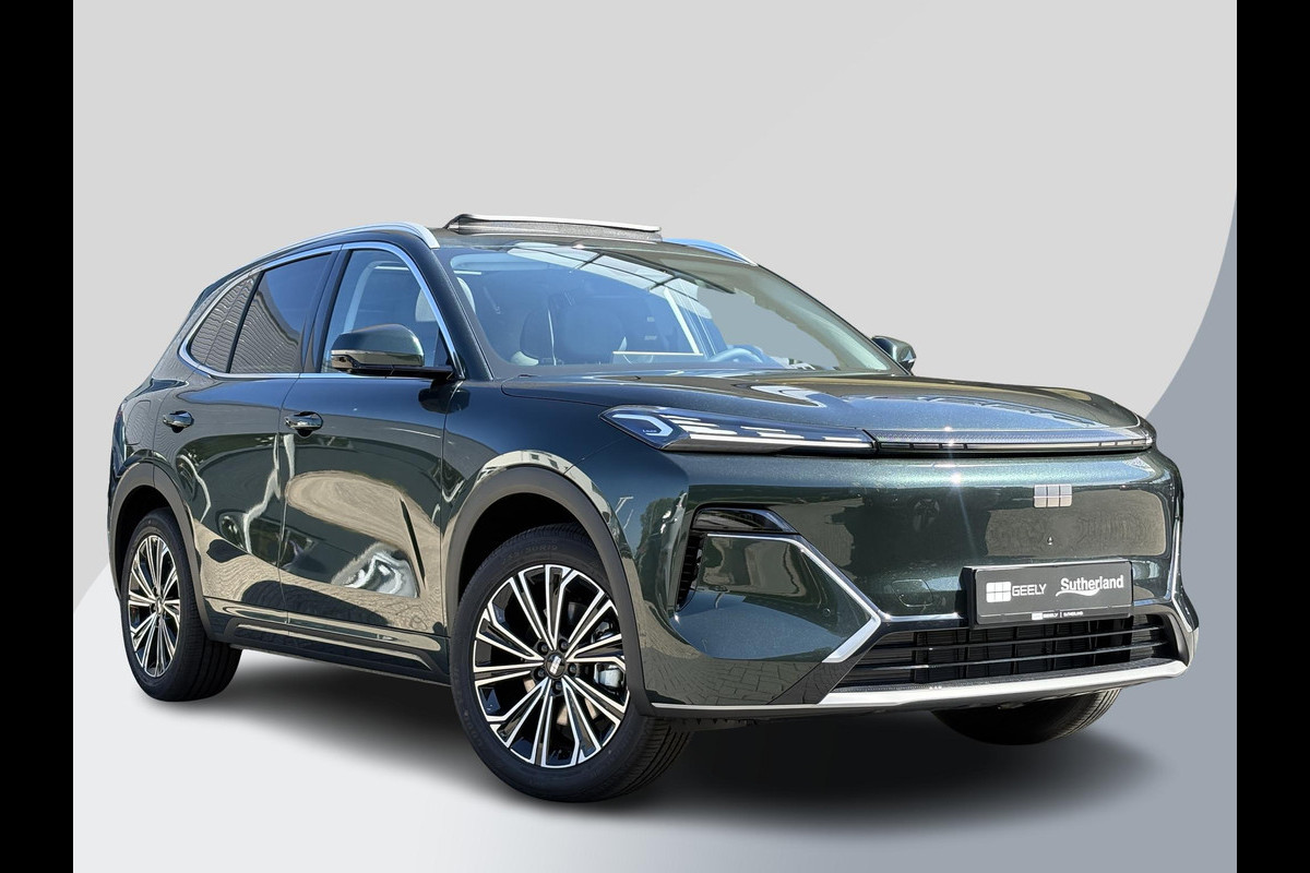 GEELY Starray EM-i 1.5 Max+ 262 PK | Panoramadak | Stoelverwarming & verkoeling | 136Km elektrisch bereik | 360 Camera | Achterbank verwarmd | Parkeersensoren | 19 Inch LMV |