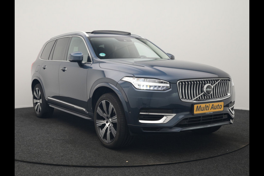 Volvo XC90 T8 Recharge AWD Inscription 7 Persoons PHEV 394pk Dealer O.H | Panodak | Head Up | Adaptive Cruise | Nappa  Lederen Sportstoelen Memory & Verwarmd | Harman / Kardon | 360 Camera | Blis | Apple Carplay | Keyless | Navigatie | Virtual | 21" L.M | DAB | Plug In Hybrid |
