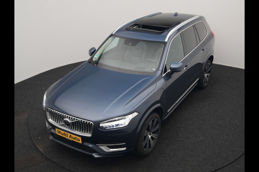 Volvo XC90 T8 Recharge AWD Inscription 7 Persoons PHEV 394pk Dealer O.H | Panodak | Head Up | Adaptive Cruise | Nappa  Lederen Sportstoelen Memory & Verwarmd | Harman / Kardon | 360 Camera | Blis | Apple Carplay | Keyless | Navigatie | Virtual | 21" L.M | DAB | Plug In Hybrid |