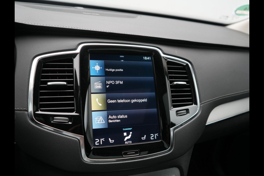 Volvo XC90 T8 Recharge AWD Inscription 7 Persoons PHEV 394pk Dealer O.H | Panodak | Head Up | Adaptive Cruise | Nappa  Lederen Sportstoelen Memory & Verwarmd | Harman / Kardon | 360 Camera | Blis | Apple Carplay | Keyless | Navigatie | Virtual | 21" L.M | DAB | Plug In Hybrid |