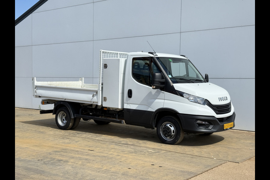 Iveco Daily 35C16 3.0 L4 Kipper Dubbellucht Airco 3.5T Trekhaak Lederen bekleding Benne Tipper