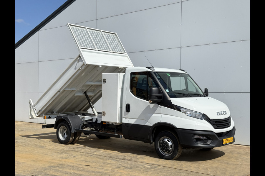 Iveco Daily 35C16 3.0 L4 Kipper Dubbellucht Airco 3.5T Trekhaak Lederen bekleding Benne Tipper