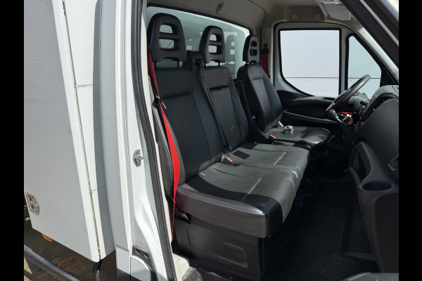 Iveco Daily 35C16 3.0 L4 Kipper Dubbellucht Airco 3.5T Trekhaak Lederen bekleding Benne Tipper