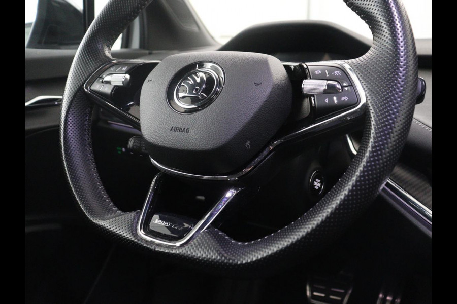 Škoda Enyaq iV 60 Sportline | SOH 91,8% | Leder/alcantara | Adaptive cruise | Stuur/stoel verwarming | Carplay | Sfeerverlichting | Climate control | Camera | Park assist | Trekhaak