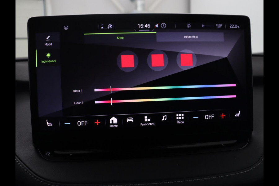 Škoda Enyaq iV 60 Sportline | SOH 91,8% | Leder/alcantara | Adaptive cruise | Stuur/stoel verwarming | Carplay | Sfeerverlichting | Climate control | Camera | Park assist | Trekhaak