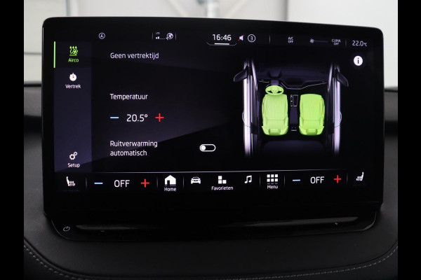 Škoda Enyaq iV 60 Sportline | SOH 91,8% | Leder/alcantara | Adaptive cruise | Stuur/stoel verwarming | Carplay | Sfeerverlichting | Climate control | Camera | Park assist | Trekhaak