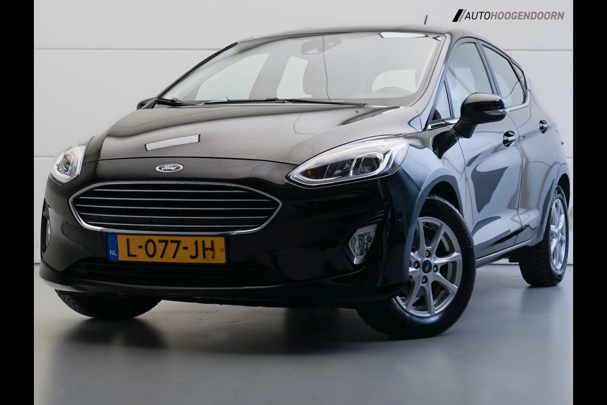 Ford Fiesta 1.0 EcoBoost Titanium Luxe (APPLE CARPLAY,KEYLESS,CRUISE,PARKEERSENSOREN,LANE ASSIST,CLIMATE,LM-VELGEN,TOPCONDITIE)