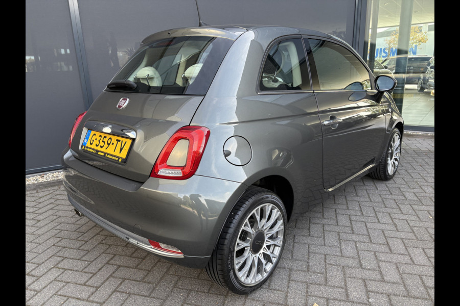 Fiat 500 1.2 Lounge Automaat - Airco - Apple carplay - Navigatie - Cruise control - Bluetooth - Licht metalen velgen 16 inch - Radio - Elektrische ramen - Stuur leder - Stuur multifunctioneel - Start/stop systee - Centrale vergrendeling met afstandsbediening