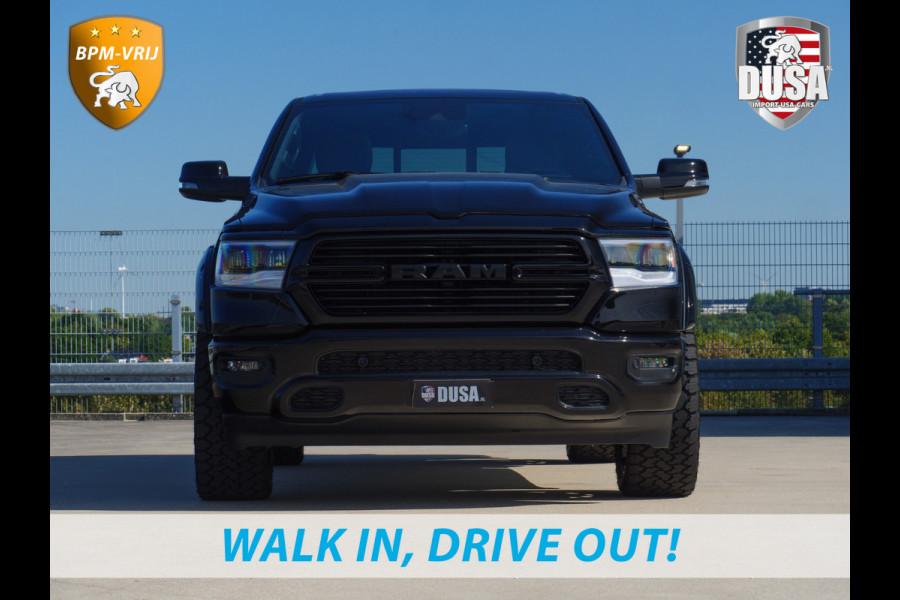 Dodge Ram 1500 | Laramie Sport | 5.7 V8 | HEMI | 4x4 | Crew Cab Panoramadak | Leder | Uconnect touchscreen | Getoonde accessoires zijn verkrijgbaar tegen meerprijs