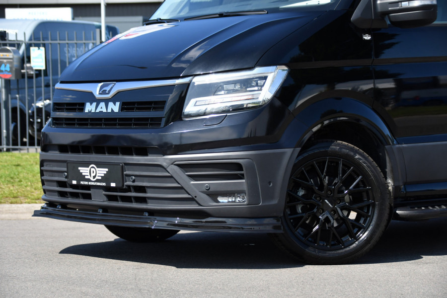 MAN TGE 3.180 35 2.0 L3H3 Black Edition Adaptieve Cruise, Camera, Carplay, LED, Stoelverwarming, Massage stoel, Trekhaak, 177pk, Automaat, Uniek!