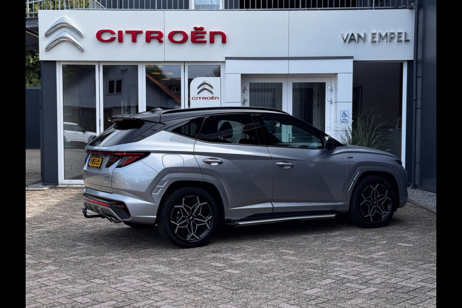 Hyundai Tucson 1.6 T-GDI PHEV N Line 4WD | 98% SOH | Trekhaak | NL-Auto | 360 Camera | Stoelverwarming + Koeling | Krell
