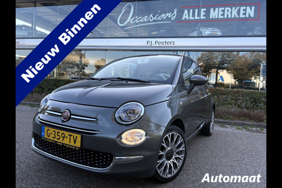Fiat 500 1.2 Lounge Automaat - Airco - Apple carplay - Navigatie - Cruise control - Bluetooth - Licht metalen velgen 16 inch - Radio - Elektrische ramen - Stuur leder - Stuur multifunctioneel - Start/stop systee - Centrale vergrendeling met afstandsbediening