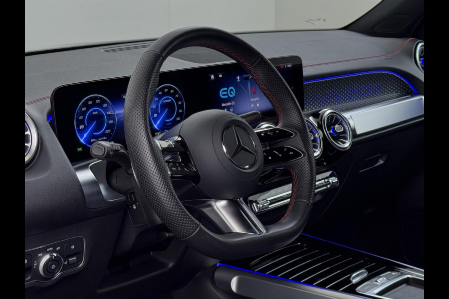 Mercedes-Benz EQB EQB 300 4Matic AMG VAN: 47.900,- VOOR: 45.440,- UW HERFSTVOORDEEL: 2.460,- NIEUW MODEL | SOH 100% | NIGHT PAKKET | 7-PERSOONS | ACHTERUITRIJCAMERA | ADAPTIVE CRUISE CONTROL | ELEKTRISCHE ACHTERKLEP | STUUR- & STOELVERWARMING | AMBIENT LIGHTING | FABRIEKSGARANTIE T/M 06-2027 | RIJKLAAR
