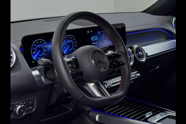 Mercedes-Benz EQB EQB 300 4Matic AMG VAN: 47.900,- VOOR: 45.440,- UW HERFSTVOORDEEL: 2.460,- NIEUW MODEL | SOH 100% | NIGHT PAKKET | 7-PERSOONS | ACHTERUITRIJCAMERA | ADAPTIVE CRUISE CONTROL | ELEKTRISCHE ACHTERKLEP | STUUR- & STOELVERWARMING | AMBIENT LIGHTING | FABRIEKSGARANTIE T/M 06-2027 | RIJKLAAR