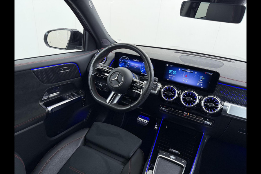 Mercedes-Benz EQB EQB 300 4Matic AMG VAN: 47.900,- VOOR: 45.440,- UW HERFSTVOORDEEL: 2.460,- NIEUW MODEL | SOH 100% | NIGHT PAKKET | 7-PERSOONS | ACHTERUITRIJCAMERA | ADAPTIVE CRUISE CONTROL | ELEKTRISCHE ACHTERKLEP | STUUR- & STOELVERWARMING | AMBIENT LIGHTING | FABRIEKSGARANTIE T/M 06-2027 | RIJKLAAR
