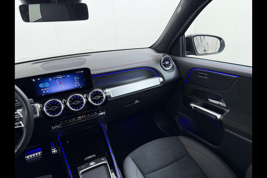 Mercedes-Benz EQB EQB 300 4Matic AMG VAN: 47.900,- VOOR: 45.440,- UW HERFSTVOORDEEL: 2.460,- NIEUW MODEL | SOH 100% | NIGHT PAKKET | 7-PERSOONS | ACHTERUITRIJCAMERA | ADAPTIVE CRUISE CONTROL | ELEKTRISCHE ACHTERKLEP | STUUR- & STOELVERWARMING | AMBIENT LIGHTING | FABRIEKSGARANTIE T/M 06-2027 | RIJKLAAR