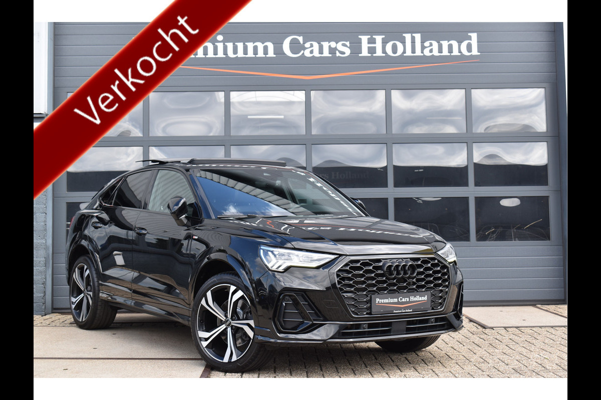 Audi Q3 Sportback 45 TFSI e S-Line 245 Pk Pano Memory Sfeer Leder Matrix Led Keyless Camera Trekhaak 20 Inch