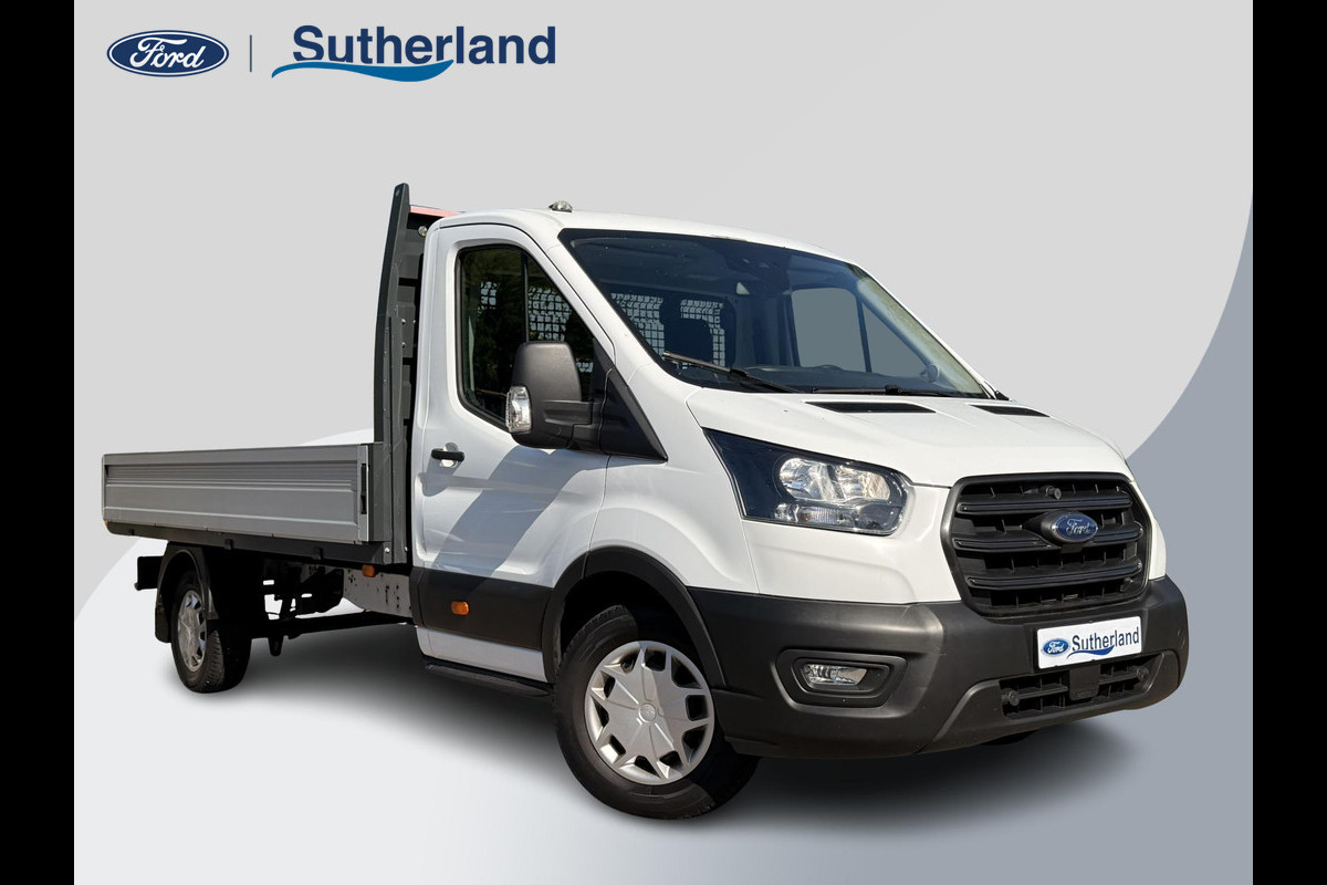 Ford Transit 350 2.0 TDCI L3H1 Trend Open Laadbak | SCI | 170pk | Airco | Achteruitrijcamera | Trekhaak | Cruise control