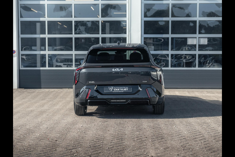 Kia EV4 GT-Line Business Edition 81.4 kWh | Direct leverbaar | Rijk uitgerust | Gunstige fiscale waarde! | Navi. | Clima. | Adapt. Cruise. | Stoel&Stuur Verwarming | Dodehoek Assistentie | GT-Line Vegan Lederen Stoelbekleding