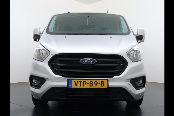 Ford Transit Custom 280 2.0TDCI 130PK Euro 6 L1H1 3-Persoons Navi Airco Cruise Control Bluetooth DAB Pdc Trend Betonplex Vloer Wandbetimmering Schuifdeur+Raam Achterdeuren+Ramen 1e Eigenaar