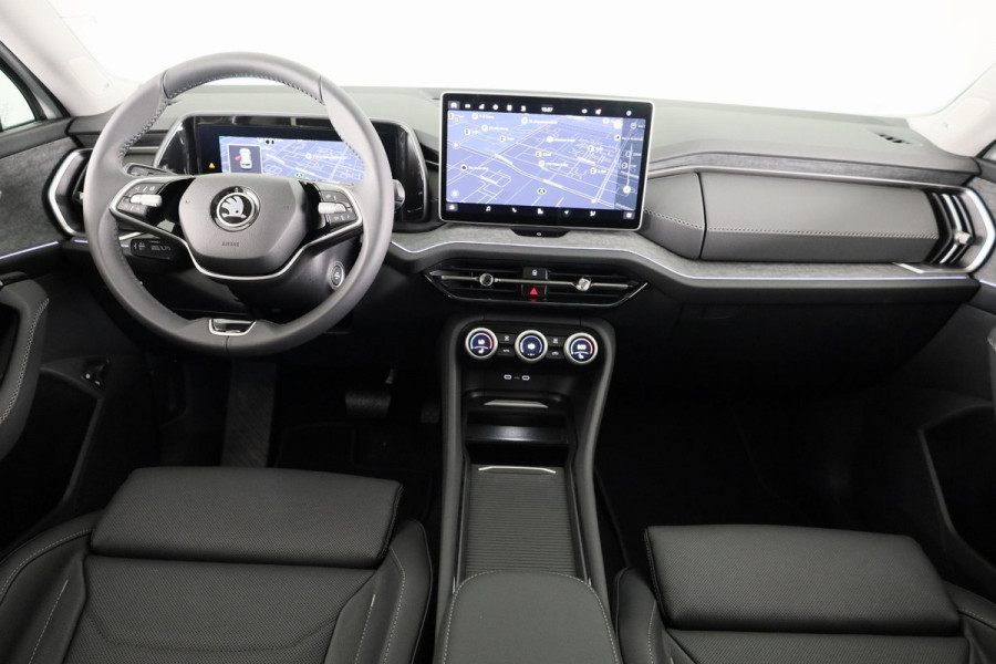Škoda Kodiaq Business Edition 1.5 TSI PHEV 204 pk Panoramadak | Zwart Leder | Comfort Pakket | Led Matrix  | 20"licht metalen velgen | Canton Sound | Winter pakket | 360° camera