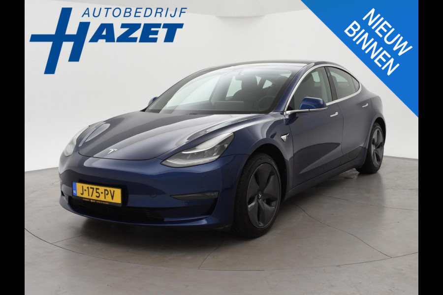 Tesla Model 3 LONG RANGE AWD 75 kWh + TREKHAAK AFNEEMBAAR | PANORAMA | ZWART LEDER | STOELVERW. V+A