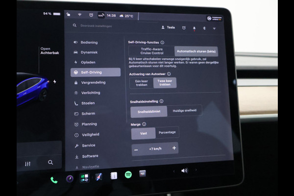 Tesla Model 3 LONG RANGE AWD 75 kWh + TREKHAAK AFNEEMBAAR | PANORAMA | ZWART LEDER | STOELVERW. V+A