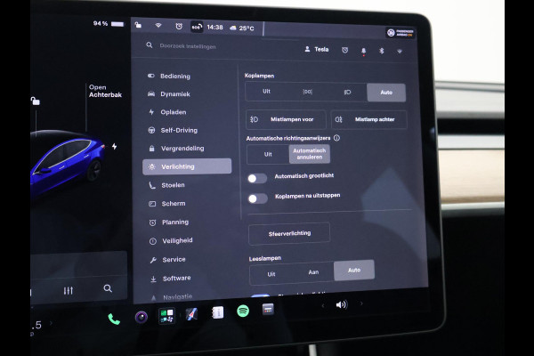Tesla Model 3 LONG RANGE AWD 75 kWh + TREKHAAK AFNEEMBAAR | PANORAMA | ZWART LEDER | STOELVERW. V+A