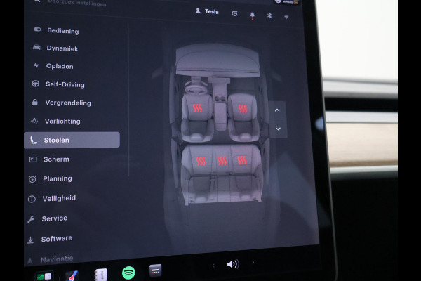 Tesla Model 3 LONG RANGE AWD 75 kWh + TREKHAAK AFNEEMBAAR | PANORAMA | ZWART LEDER | STOELVERW. V+A