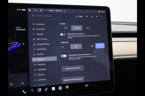 Tesla Model 3 LONG RANGE AWD 75 kWh + TREKHAAK AFNEEMBAAR | PANORAMA | ZWART LEDER | STOELVERW. V+A