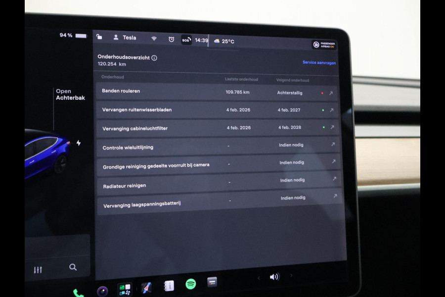 Tesla Model 3 LONG RANGE AWD 75 kWh + TREKHAAK AFNEEMBAAR | PANORAMA | ZWART LEDER | STOELVERW. V+A