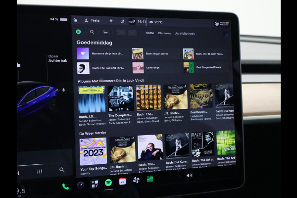 Tesla Model 3 LONG RANGE AWD 75 kWh + TREKHAAK AFNEEMBAAR | PANORAMA | ZWART LEDER | STOELVERW. V+A