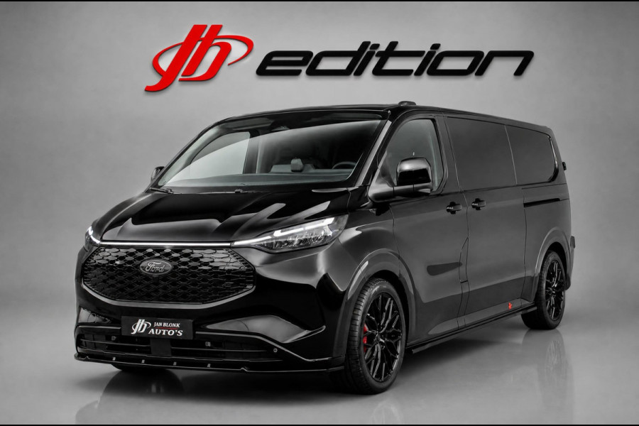 Ford E-Transit Cust. 320 L2H1 Limited 71 kWh DC DUBBEL CABINE / JB-EDITON / CAMERA / 370KM RANGE / APPLE CARPLAY DRIVERS- PACK