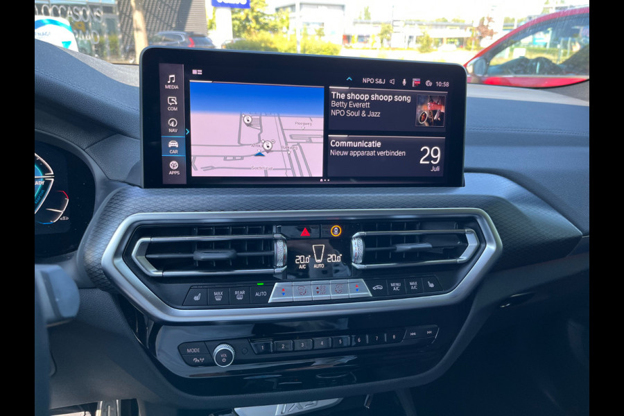 BMW iX3 High Executive 80 kWh / Trekhaak / Panoramadak / 360Camera / Head-up / 20'' / Leder / Harman Kardon / Sfeerverlichting / Dodehoek / DAB / Stuur+Stoelverwarming / ACC