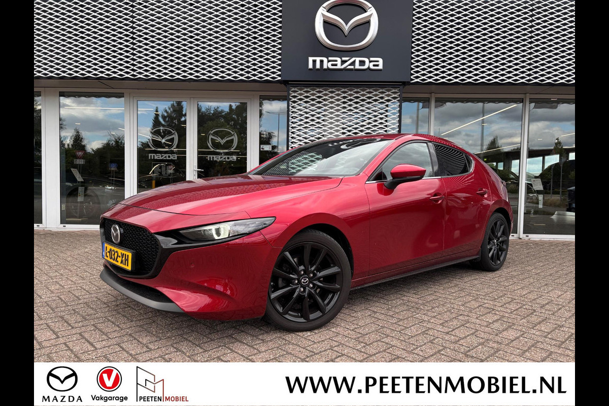 Mazda 3 2.0 e-SkyActiv-X M Hybrid 186 Luxury AFNEEMBARE TREKHAAK | BOSE | LEDER |