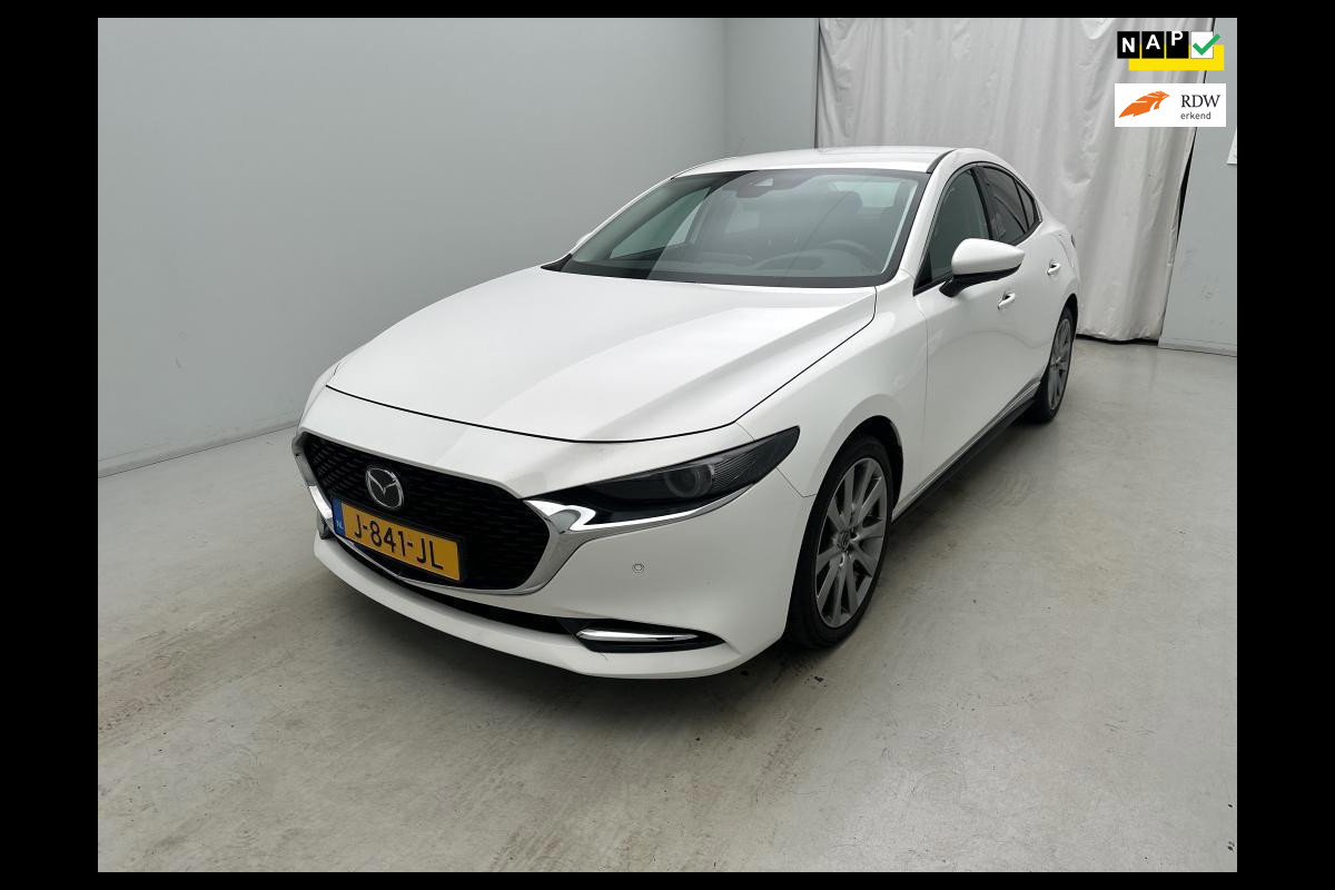 Mazda 3 2.0 e-SkyActiv-X M Hybrid 180 Luxury 360 CAMERA/FILE ASSISTENT/LEDEREN BEKLEDING