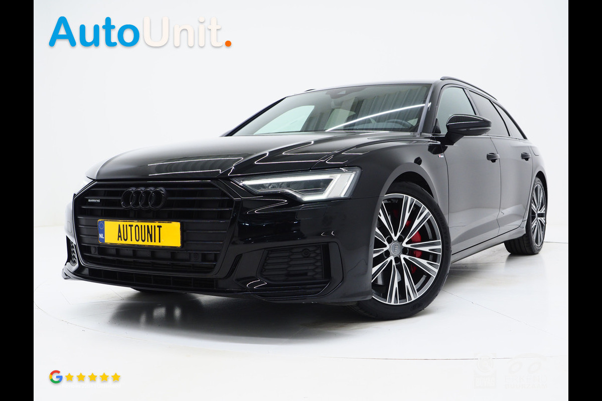 Audi A6 Avant 55 TFSI e quattro Competition | Leder/Alcantara | Memory | Cruise | PDC | Donkere Hemel | Sportstuur | Carplay