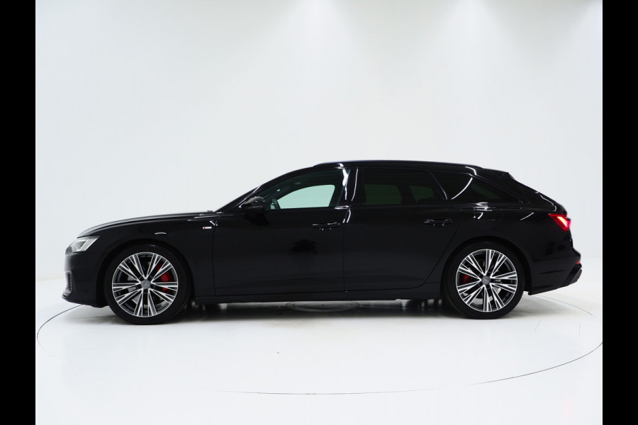 Audi A6 Avant 55 TFSI e quattro Competition | Leder/Alcantara | Memory | Cruise | PDC | Donkere Hemel | Sportstuur | Carplay