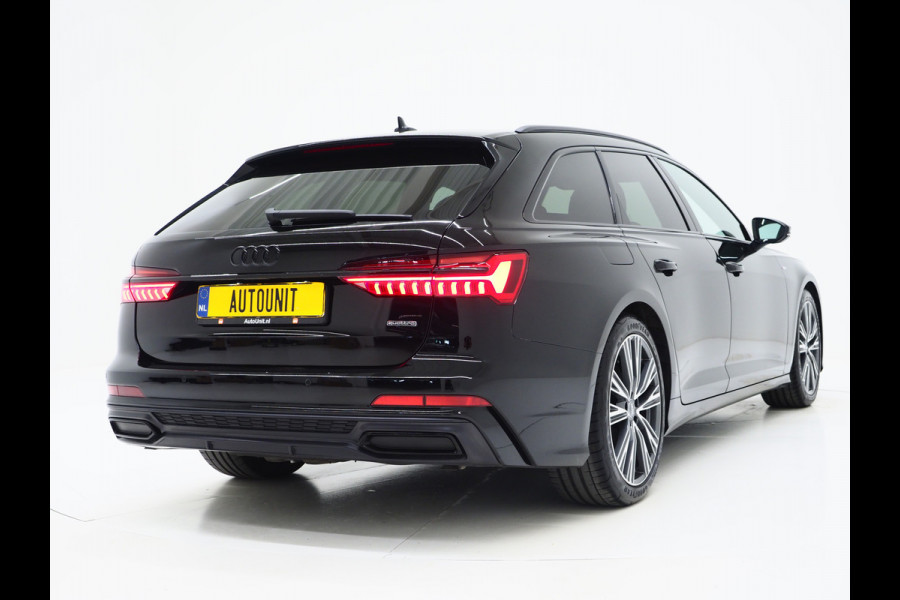 Audi A6 Avant 55 TFSI e quattro Competition | Leder/Alcantara | Memory | Cruise | PDC | Donkere Hemel | Sportstuur | Carplay