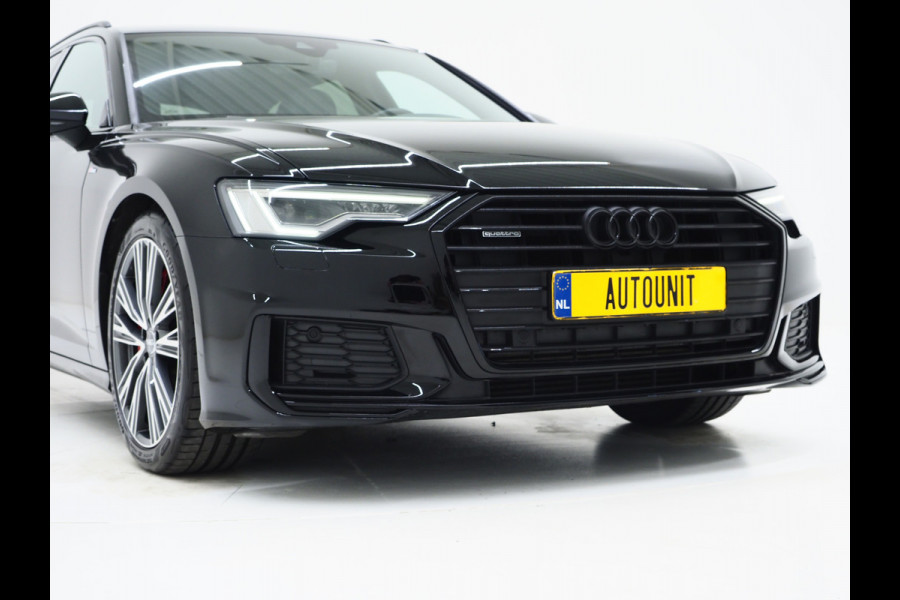 Audi A6 Avant 55 TFSI e quattro Competition | Leder/Alcantara | Memory | Cruise | PDC | Donkere Hemel | Sportstuur | Carplay