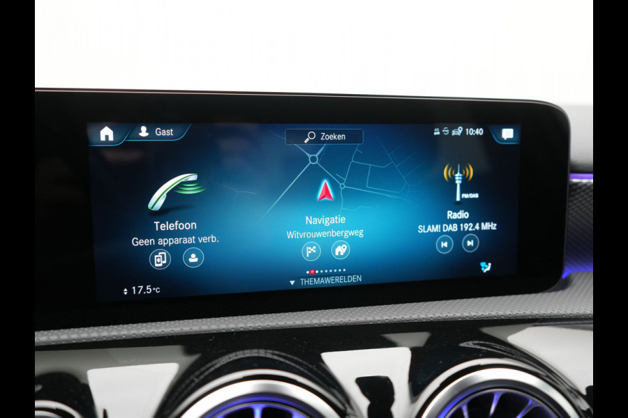 Mercedes-Benz A-Klasse 250 e Progressive PHEV 218pk Dealer O.H. | Camera | Lederen Sportstoelen Ventilatie & Verwarmd | Burmester Audio | Blis | Sfeerverlichting | Apple Carplay | LED Koplampen | Cruise Control | Navigatie | DAB | 19"L.M | Plug In Hybrid