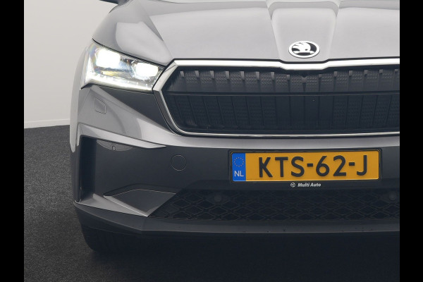 Škoda ENYAQ iV 80 Business Edition Plus 204pk Dealer O.H. | Adaptive Cruise | Head Up | Camera | Alcantara Sportstoelen Memory & Verwarmd | Warmtepomp | Keyless | Blis | Crystal LED | Stuur Verwarmd | Sfeerverlichting | Apple Carplay | Navigatie |