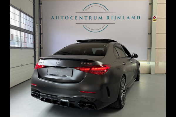 Mercedes-Benz C-Klasse AMG 63 S E Performance, panoramadak, 680PK, Head-up, Burmester, Sfeerverlichting, Track-pace