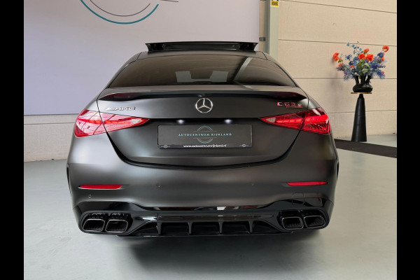 Mercedes-Benz C-Klasse AMG 63 S E Performance, panoramadak, 680PK, Head-up, Burmester, Sfeerverlichting, Track-pace